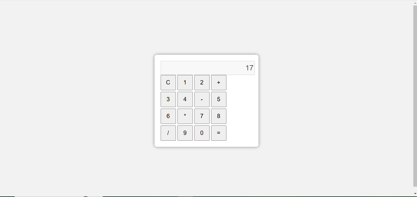 HTML, CSS, and JavaScript code to build a simple calculator step by step